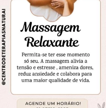 Imagem Massagem relaxante 